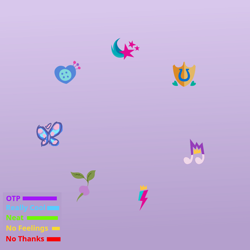 Size: 1500x1500 | Tagged: safe, g5, cutie mark, cutie mark only, gradient background, implied hitch trailblazer, implied izzy moonbow, implied misty brightdawn, implied pipp petals, implied sprout cloverleaf, implied sunny starscout, implied zipp storm, no pony, shipping chart, template