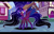 Size: 6225x4000 | Tagged: safe, artist:aitereubases, artist:prismagalaxy514, oc, alicorn, pony, armor, armored pony, aura, base used, concave belly, ethereal mane, ethereal tail, evil, evil smile, fake screencap, fake screenshot, galaxy mane, grin, jewelry, letterboxing, regalia, show accurate, slender, smiling, solo, tail, thin