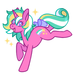 Size: 299x299 | Tagged: safe, artist:horsepaws, oc, oc only, oc:aurora twinkle, pony, unicorn, simple background, solo, transparent background