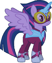 Size: 305x364 | Tagged: safe, edit, edited screencap, editor:pascalmulokozi2, screencap, twilight sparkle, alicorn, pony, g4, power ponies (episode), background removed, female, mare, masked matter-horn costume, not a vector, power ponies, simple background, solo, transparent background, twilight sparkle (alicorn)