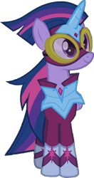 Size: 494x937 | Tagged: safe, edit, edited screencap, editor:pascalmulokozi2, screencap, twilight sparkle, alicorn, pony, g4, power ponies (episode), background removed, female, mare, masked matter-horn costume, not a vector, power ponies, simple background, solo, transparent background, twilight sparkle (alicorn)