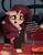 Size: 3917x5000 | Tagged: safe, artist:nookprint, rarity, pony, unicorn, absurd resolution, adventure in the comments, alcohol, bill, bread, cake, cake slice, candle, clothes, date, dialogue, dress, ear piercing, earring, evening gloves, female, floppy ears, food, glass, gloves, grin, horn, irony, jewelry, long gloves, mare, nervous, nervous grin, nervous sweat, offscreen character, open mouth, open smile, piercing, pov, restaurant, sitting, sitting at table, smiling, stockings, sweat, sweatdrop, talking, talking to viewer, thigh highs, wine, wine glass