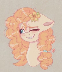 Size: 911x1052 | Tagged: safe, artist:galaxy swirl, pear butter, earth pony, pony, g4, bust, portrait