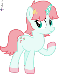 Size: 4000x5015 | Tagged: safe, artist:melisareb, part of a set, pony, unicorn, g4, .svg available, absurd resolution, crossover, female, horn, kleptocorns, lidded eyes, mare, mentita, simple background, solo, transparent background, vector