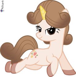 Size: 4000x4070 | Tagged: safe, artist:melisareb, part of a set, pony, unicorn, g4, .svg available, absurd resolution, crossover, female, kleptocorns, lidded eyes, looking at you, mare, martha (kleptocorns), simple background, solo, transparent background, vector