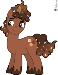 Size: 4000x5161 | Tagged: safe, artist:melisareb, part of a set, pony, unicorn, g4, .svg available, absurd resolution, confetti, crossover, gradient mane, gradient tail, kleptocorns, male, simple background, smiling, smirk, solo, stallion, tail, transparent background, truf, vector