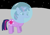 Size: 1070x750 | Tagged: safe, artist:tritonvikings9066, twilight sparkle, pony, unicorn, g4, 1000 hours in ms paint, female, helmet, mare, moon, solo, space, space helmet, unicorn twilight