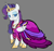 Size: 2006x1872 | Tagged: safe, artist:moonseeker, rarity, alicorn, pony, g4, alicornified, clothes, crown, dress, female, gray background, jewelry, mare, princess rarity, race swap, raricorn, regalia, simple background, sketch, solo