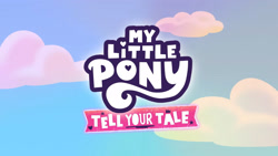 Size: 3072x1727 | Tagged: safe, screencap, g5, my little pony: tell your tale, take flight in the marestream, spoiler:g5, spoiler:my little pony: tell your tale, spoiler:tyts01e36, cloud, high res, my little pony logo, no pony, sky, youtube link