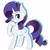Size: 4000x4000 | Tagged: safe, artist:mrneo, rarity, pony, unicorn, g4, simple background, solo, white background
