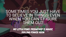 Size: 1920x1080 | Tagged: safe, edit, edited screencap, editor:quoterific, screencap, pinkie pie, twilight sparkle, feeling pinkie keen, g4, golden oaks library, helmet