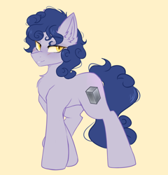 Size: 1158x1208 | Tagged: safe, artist:thieftea, oc, earth pony, pony, looking at you, male, simple background, solo