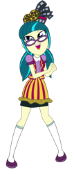 Size: 1431x3341 | Tagged: safe, artist:gmaplay, juniper montage, human, equestria girls, equestria girls specials, g4, mirror magic, simple background, singing, solo, transparent background
