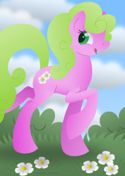 Size: 1024x1449 | Tagged: safe, artist:lavenderrain24, daisy, flower wishes, earth pony, pony, g4, background pony, female, mare, solo