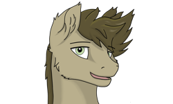 Size: 2000x1200 | Tagged: safe, artist:yerwarrior, oc, oc only, oc:petrichor, pegasus, pony, bust, looking at you, male, open mouth, pegasus oc, portrait, simple background, smiling, smiling at you, solo, stallion, transparent background