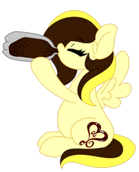 Size: 1920x2372 | Tagged: safe, artist:ladylullabystar, oc, oc:guylian, pegasus, pony, female, mare, simple background, solo, transparent background