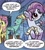 Size: 750x841 | Tagged: safe, artist:kate sherron, idw, fluttershy, pixie cut (g4), zephyr breeze, earth pony, pegasus, pony, g4, spoiler:comic, spoiler:comic74, dialogue, female, male, mare, speech bubble, stallion, trio