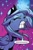 Size: 750x1145 | Tagged: safe, artist:brenda hickey, idw, princess luna, alicorn, pony, g4, legends of magic #1, my little pony: legends of magic, spoiler:comic, dialogue, gradient background, gritted teeth, magic, s1 luna, solo, speech bubble, struggling, teeth, younger