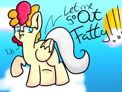Size: 800x600 | Tagged: safe, artist:askscootahipster, oc, oc:lola cloudmaker, pegasus, pony, ask scootahipster, female, heart, heart eyes, mare, tongue out, vore, wingding eyes