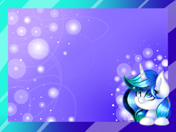 Size: 2828x2121 | Tagged: safe, artist:aquasky987, oc, oc only, pony, unicorn, abstract background, female, high res, horn, mare, smiling, solo, unicorn oc