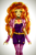 Size: 596x891 | Tagged: safe, artist:granatty, adagio dazzle, human, equestria girls, g4, my little pony equestria girls: rainbow rocks, breasts, cleavage, female, glowing, solo