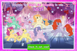 Size: 1958x1300 | Tagged: safe, gameloft, idw, bon bon (g1), lickety-split, lily (g1), lofty, minty, north star (g1), rosedust, earth pony, flutter pony, pegasus, pony, g1, g3, g4, my little pony: magic princess, blushing, bow, collection, cute, english, female, g1 adorabon, g1 licketybetes, g1 northabetes, g3 to g1, g4 style, generation leap, group, idw showified, insect wings, loftybetes, mare, mintabetes, morningdorable, queen, queen rosedust, rosedorable, spread wings, tail, tail bow, text, wings