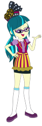 Size: 1900x5749 | Tagged: safe, artist:gmaplay, juniper montage, human, equestria girls, equestria girls specials, g4, my little pony equestria girls: mirror magic, bedroom eyes, dramatic, seductive, seductive look, seductive pose, simple background, solo, transparent background