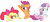 Size: 6759x3000 | Tagged: safe, artist:cloudy glow, apple bloom, scootaloo, sweetie belle, earth pony, pegasus, pony, unicorn, g4, my little pony: friendship is magic, ponyville confidential, cutie mark crusaders, female, filly, foal, simple background, transparent background, trio, vector