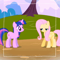 Size: 2160x2160 | Tagged: safe, artist:dankpegasista, edit, edited screencap, screencap, fluttershy, pinkie pie, rainbow dash, twilight sparkle, pegasus, pony, unicorn, buckball season, friendship is magic, g4, hurricane fluttershy, may the best pet win, over a barrel, suited for success, the cutie map, the cutie mark chronicles, the super speedy cider squeezy 6000, animated, bunny ears, clothes, costume, cute, dangerous mission outfit, goggles, high res, hoodie, shyabetes, sound, unicorn twilight, webm