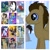 Size: 2880x2880 | Tagged: safe, black marble, chain letter (g4), doctor whooves, eleventh hour, lucky clover, perfect pace, perry pierce, pokey pierce, time flies, time turner, earth pony, pegasus, pony, unicorn, g4, make new friends but keep discord, slice of life (episode), sonic rainboom (episode), the best night ever, winter wrap up, blazer, bowtie, butt, clothes, cravat, doctor who, eighth doctor, eleventh doctor, fedora, female, fifth doctor, first doctor, fourteenth doctor, fourth doctor, fourth doctor's scarf, hat, high res, male, mare, ninth doctor, perfect timing (character), plot, precious (character), ribbon bow tie, scarf, second doctor, sixth doctor, stallion, striped scarf, tenth doctor, third doctor, thirteenth doctor, unnamed character, unnamed pony, war doctor