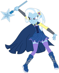 Size: 2328x2884 | Tagged: safe, artist:gmaplay, trixie, human, equestria girls, g4, clothes, cosplay, costume, female, high res, nightmare night, nightmare night costume, rwby, simple background, solo, transparent background, trixie day