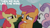 Size: 1280x720 | Tagged: safe, edit, edited screencap, editor:quoterific, screencap, apple bloom, scootaloo, sweetie belle, g4, twilight time, cutie mark crusaders