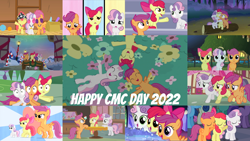 Size: 1978x1113 | Tagged: safe, edit, edited screencap, screencap, apple bloom, scootaloo, sweetie belle, a hearth's warming tail, call of the cutie, crusaders of the lost mark, flight to the finish, g4, growing up is hard to do, hearts and hooves day (episode), one bad apple, parental glideance, sleepless in ponyville, stare master, surf and/or turf, the show stoppers, adorabloom, butt, candy, candy cane, cart, clothes, cute, cutealoo, cutie map, cutie mark crusaders, cutie mark cuties, diasweetes, female, flower, fluttershy's cottage, food, hearth's warming eve, older, plot, scootabutt, show stopper outfits, trio, trio female, trio focus
