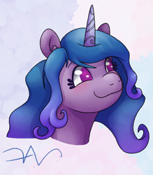 Size: 1400x1600 | Tagged: safe, artist:swasfews, izzy moonbow, pony, unicorn, g5, bust, no pupils, solo