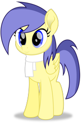Size: 3000x4549 | Tagged: safe, artist:keronianniroro, oc, oc:sapphire star, pegasus, pony, clothes, movie accurate, scarf, simple background, solo, transparent background, vector