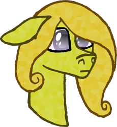 Size: 1206x1311 | Tagged: safe, artist:duskendraws, derpibooru exclusive, oc, oc only, oc:shira vibewave, crystal pony, pony, the crystal empire 10th anniversary, blind, bust, crystallized, female, simple background, solo, transparent background