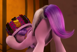 Size: 905x614 | Tagged: safe, screencap, pipp petals, pegasus, pony, g5, my little pony: make your mark, winter wishday, spoiler:g5, butt, cropped, face down ass up, female, mare, out of context, pipp butt, plot, solo