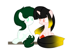 Size: 2249x1569 | Tagged: safe, artist:sparklingdust9, pony, china, duo, nation ponies, pakistan, ponified, simple background, transparent background