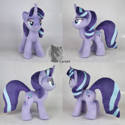 Size: 1000x1000 | Tagged: safe, artist:larsen toys, starlight glimmer, pony, unicorn, g4, advertising, craft, female, for sale, irl, mare, minky, multiple views, photo, plushie, solo