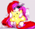 Size: 4600x3800 | Tagged: safe, artist:krissstudios, oc, oc:mizhore, pegasus, pony, absurd resolution, female, mare, plushie, solo, star plushie, stars