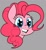 Size: 700x754 | Tagged: safe, artist:shelbysmol, pinkie pie, earth pony, pony, g4, bust, cute, diapinkes, female, gradient background, happy, mare, ponk, smiling, solo, starry eyes, wingding eyes