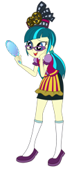 Size: 1600x3848 | Tagged: safe, artist:gmaplay, juniper montage, human, equestria girls, equestria girls specials, g4, mirror magic, mirror, simple background, solo, transparent background