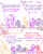 Size: 4779x6013 | Tagged: safe, artist:adorkabletwilightandfriends, moondancer, starlight glimmer, twilight sparkle, oc, oc:lawrence, oc:pinenut, alicorn, cat, earth pony, pony, unicorn, comic:adorkable twilight and friends, g4, adorkable, adorkable twilight, bread, clothes, comic, crying, cute, dining room, dinner, dork, family, feast, food, fork, friendship, glasses, glowing, glowing horn, happy, holiday, hoofbump, horn, kitchen, knife, levitation, love, magic, magic aura, napkin, necktie, plate, sad, salad, secret, slice of life, smiling, sweater, table, telekinesis, thanksgiving, twilight sparkle (alicorn)