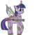 Size: 1200x1200 | Tagged: safe, artist:prixy05, twilight sparkle, alicorn, gynoid, pony, robot, robot pony, g5, automaton, big crown thingy, bioshock, bioshock infinite, element of magic, female, flag, gears, jewelry, mare, minigun, regalia, roboticization, simple background, solo, steampunk, transparent background, twibot, twilight sparkle (alicorn)