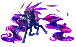 Size: 5800x3580 | Tagged: safe, artist:greenmaneheart, oc, oc only, alicorn, pony, absurd resolution, colored wings, female, mare, multicolored wings, simple background, solo, transparent background, wings
