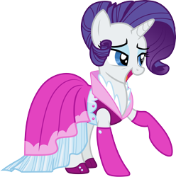 Size: 3000x3019 | Tagged: safe, artist:cloudy glow, rarity, pony, unicorn, g4, too many pinkie pies, .ai available, clothes, dress, female, high res, mare, simple background, solo, transparent background, vector