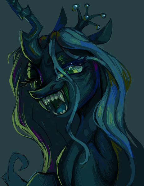 2610449 - safe, artist:eyeburn, oc, oc only, oc:changeling derpy