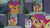 Size: 4400x2475 | Tagged: safe, edit, edited screencap, editor:quoterific, screencap, apple bloom, scootaloo, sweetie belle, g4, the last crusade, cutie mark crusaders