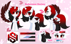 Size: 3360x2116 | Tagged: safe, artist:2pandita, oc, oc only, alicorn, pony, alicorn oc, high res, horn, reference sheet, solo, wings