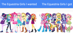 Size: 1358x608 | Tagged: safe, applejack, fluttershy, pinkie pie, rainbow dash, rarity, sci-twi, sunset shimmer, twilight sparkle, human, equestria girls, equestria girls series, g4, my little pony equestria girls, female, humane five, humane seven, humane six, looking at you, meme